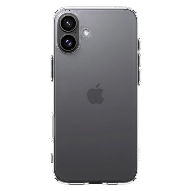 Funda Spigen Crystal Hybrid iPhone 16 - Transparente