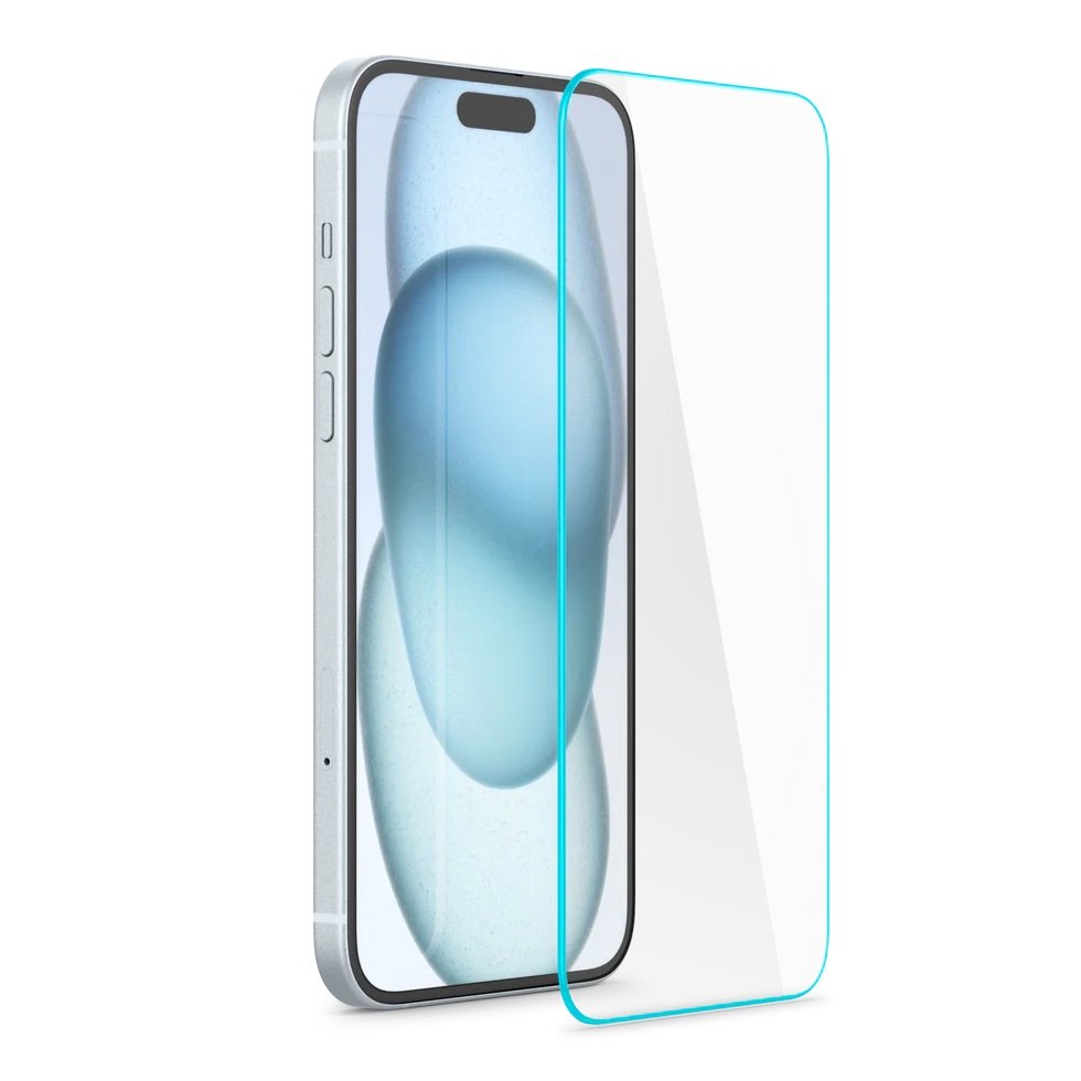 Vidrio Templado Spigen Glas.tR iPhone 16/iPhone 15