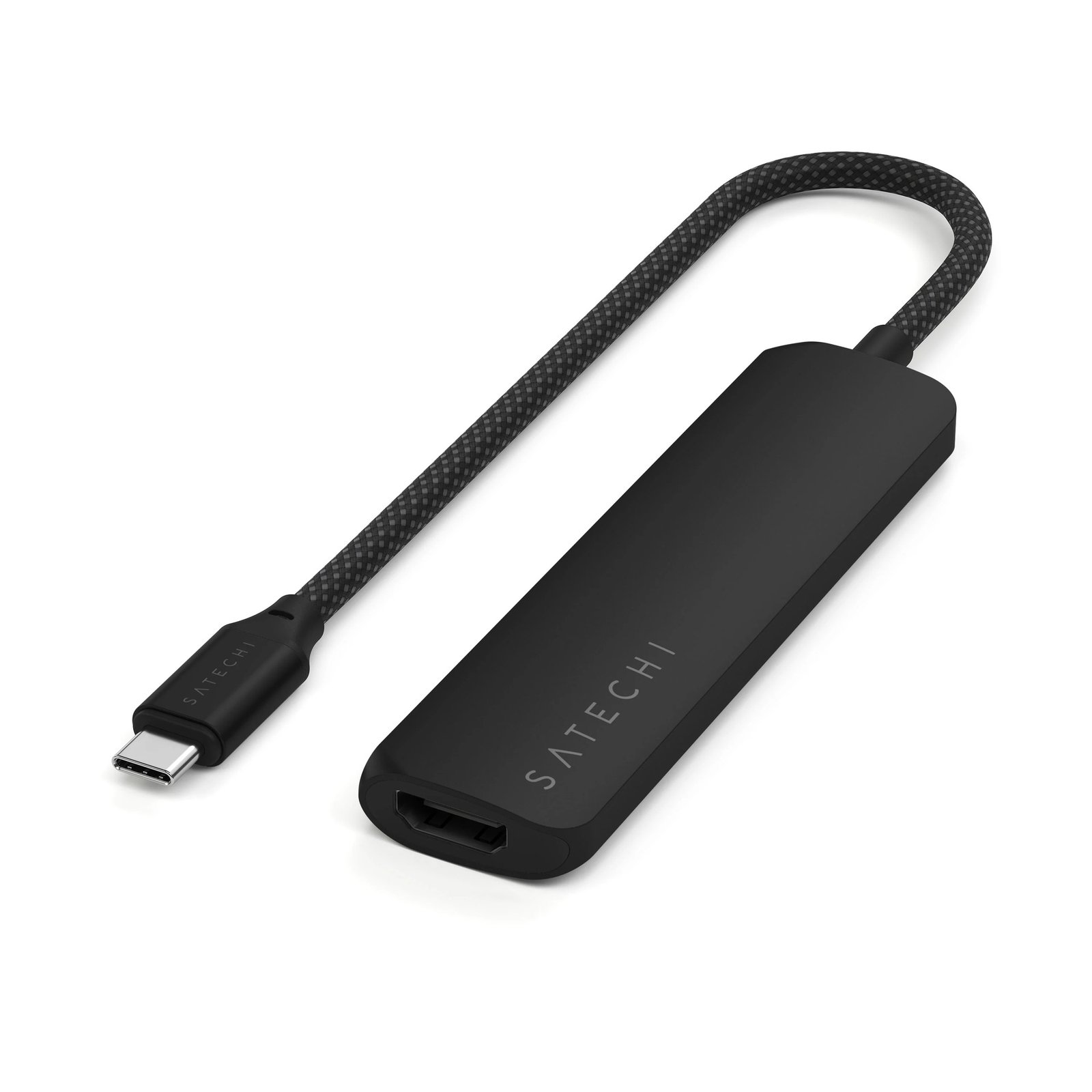 Hub Satechi USB-C 4 puertos - Negro