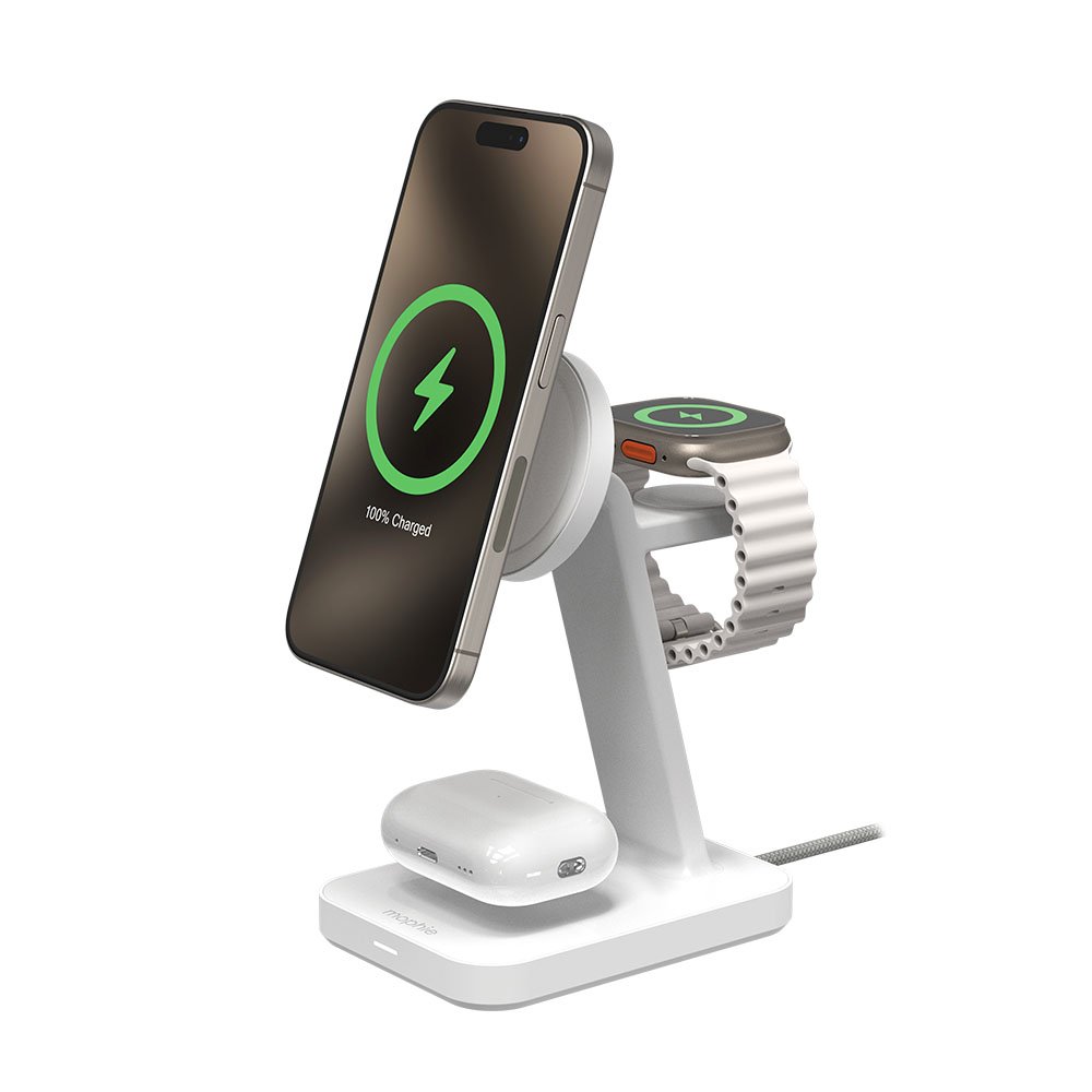 Base de carga Magnética mophie - Wireless 3 en 1