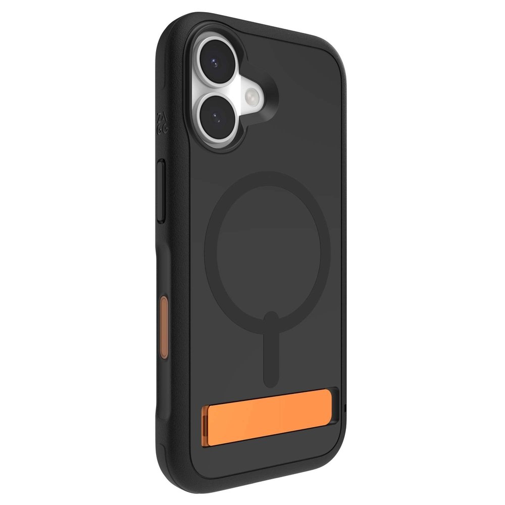 Funda ZAGG Sedona Snap iPhone 17 c/Soporte - Negro Intenso