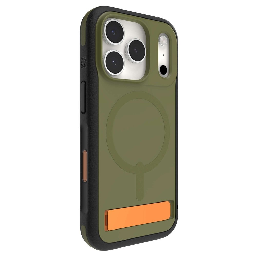 Funda ZAGG Sedona Snap iPhone 17 Pro c/Soporte- Verde Marino