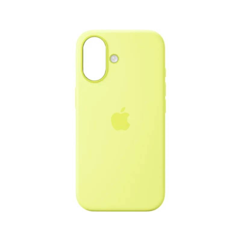 Funda Apple iPhone 17 Silicona con MagSafe - Amarillo Neón