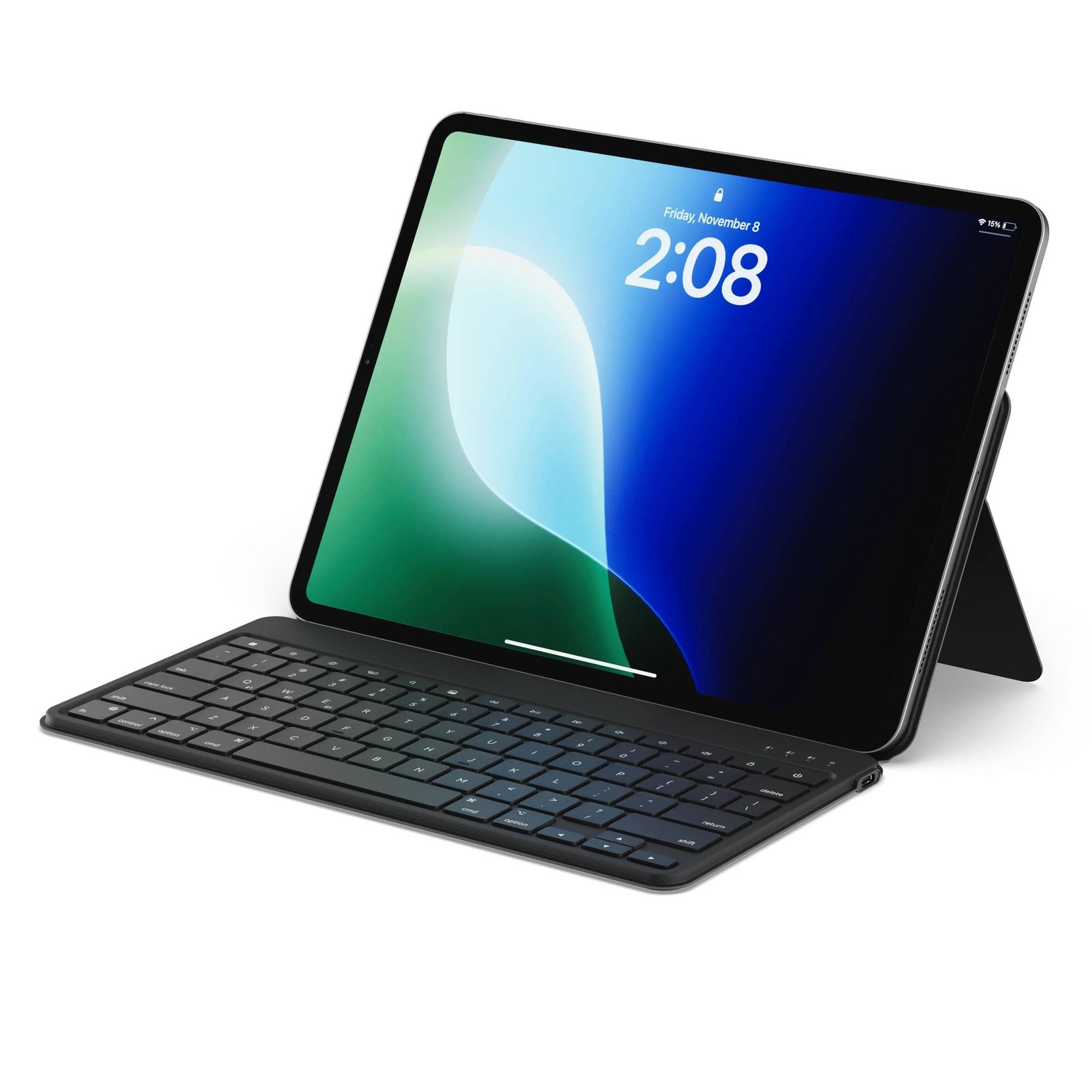 Teclado Bluetooth Satechi OntheGo con Soporte - Negro
