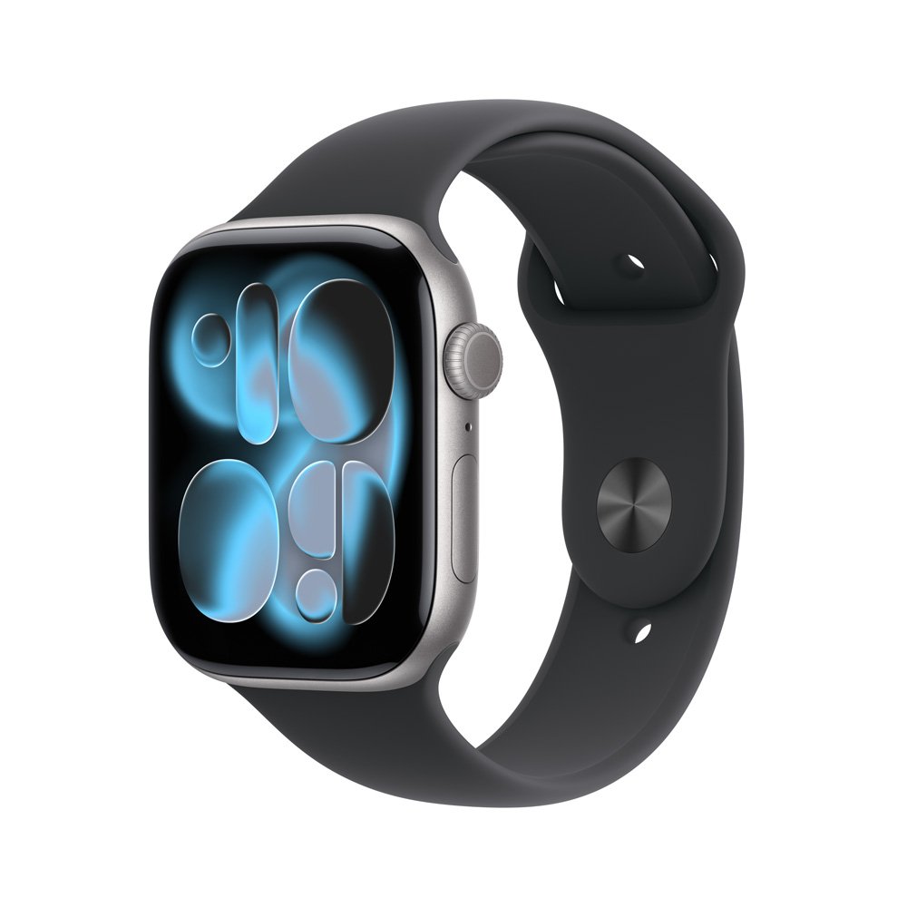 Apple Watch Series 11 GPS 46mm Gris Espacial / Correa Negra - M/L