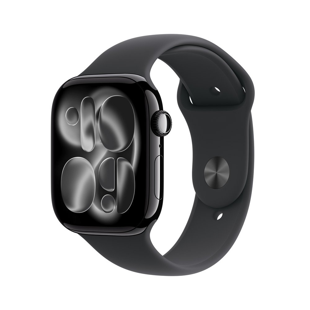 Apple Watch Series 11 GPS 46mm Negro azabache / Correa Negra - M/L