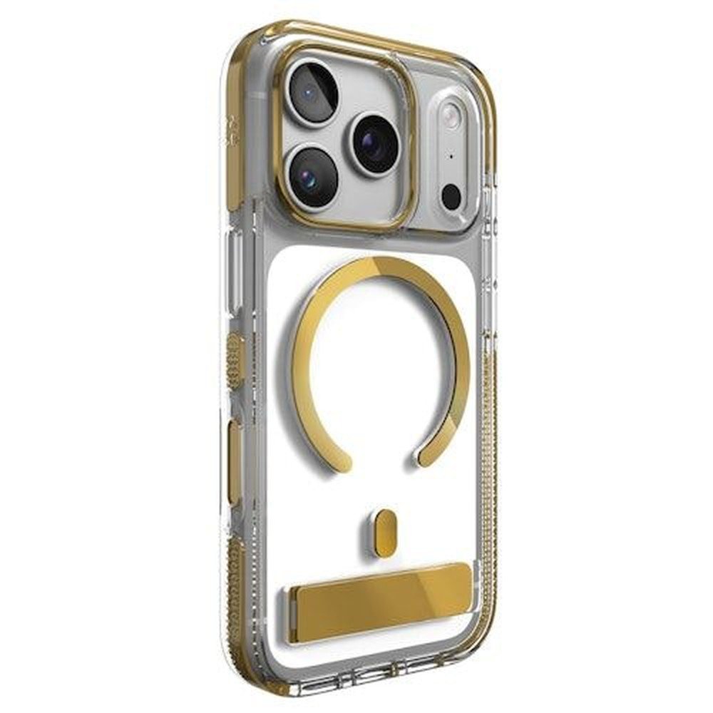 Funda ZAGG Santa Cruz Snap con Kickstand Metallic iPhone 17 Pro Max / 18 Pro Max - Oro
