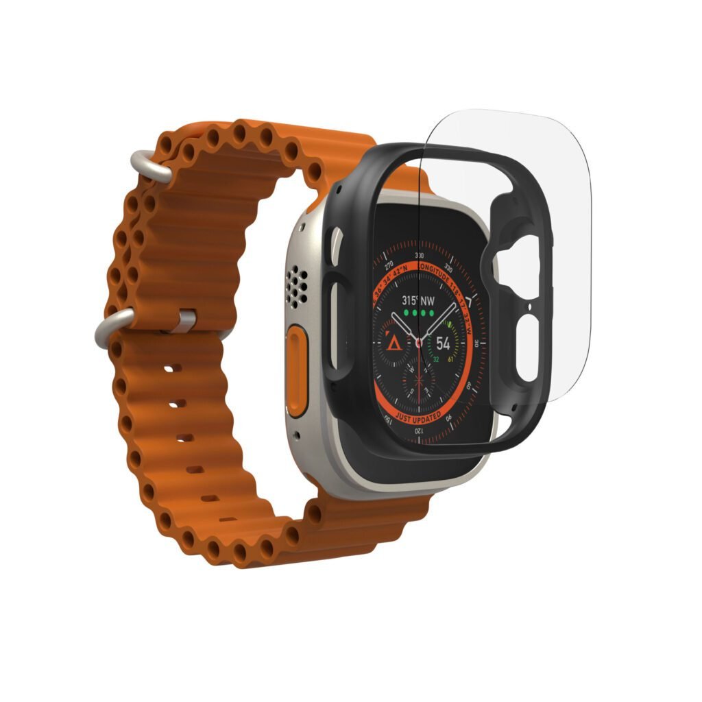 Protector de pantalla ZAGG Apple Watch Ultra 49mm Glass Fusion 360 AM - Negro