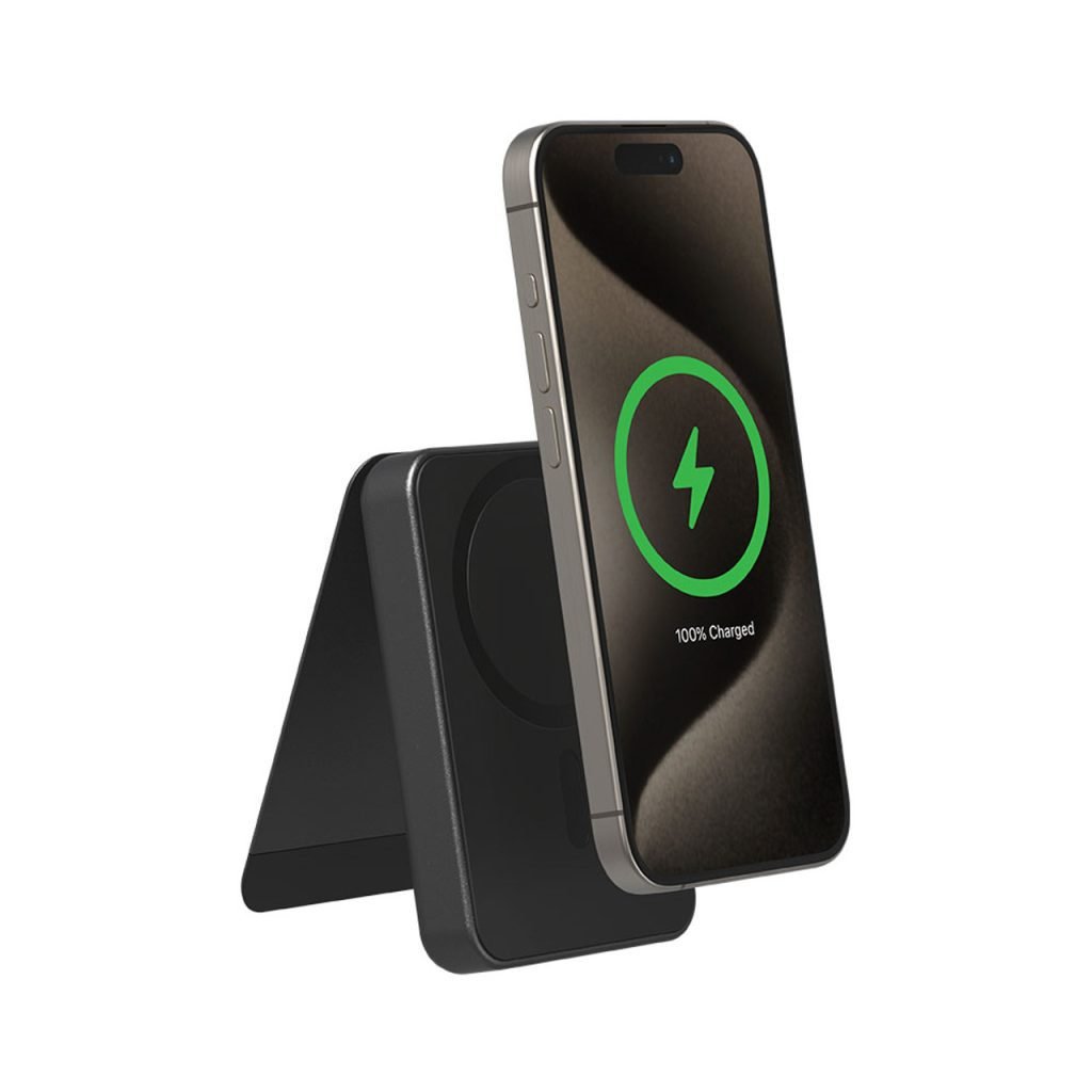 Bateria Inalambrica mophie Snap+ Powerstation Mini con Soporte - Negro