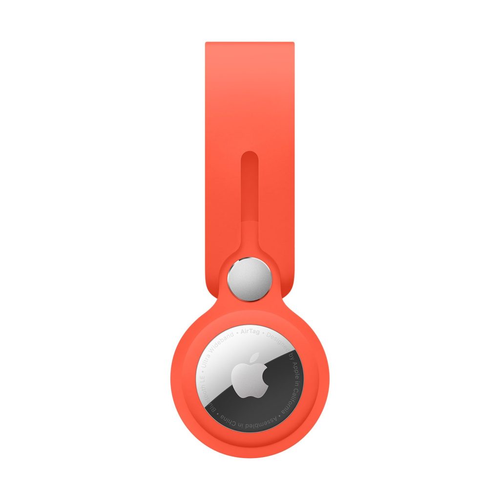 Llavero Apple para AirTag Loop - Naranja eléctrico1