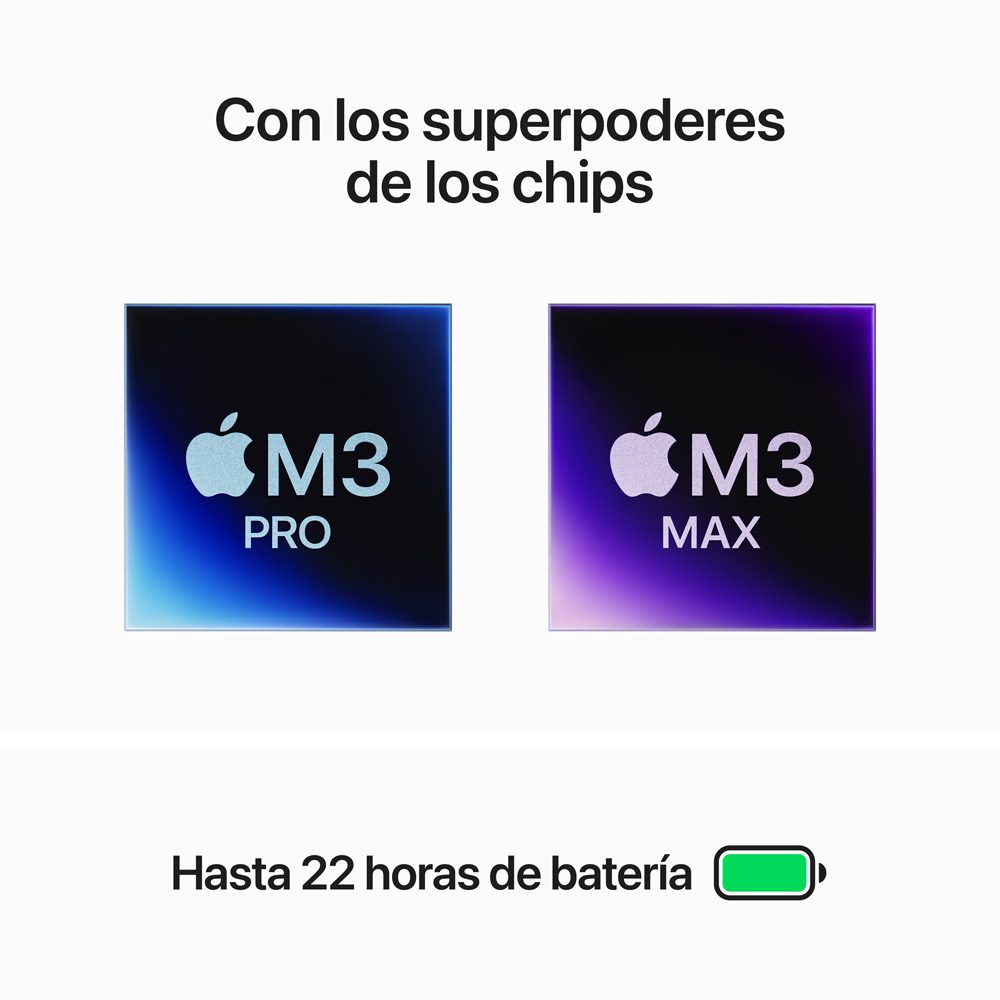 MacBook Pro 16 M3 Pro 12 CPU 18 GPU 18 RAM 512GB - Plata4