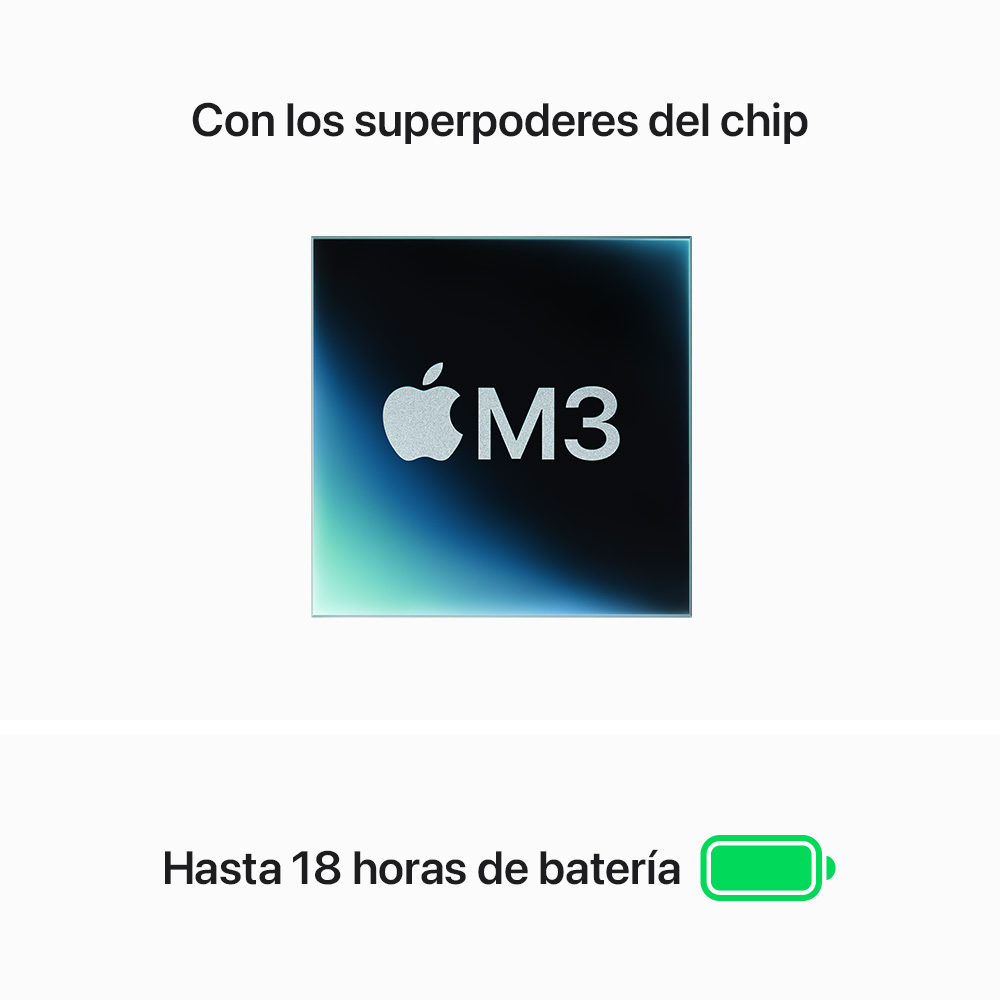 Macbook Air 13 M3 8 CPU 10 GPU 512GB - Gris Espacial