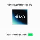 Macbook Air 13 M3 8 CPU 10 GPU 512GB - Gris Espacial