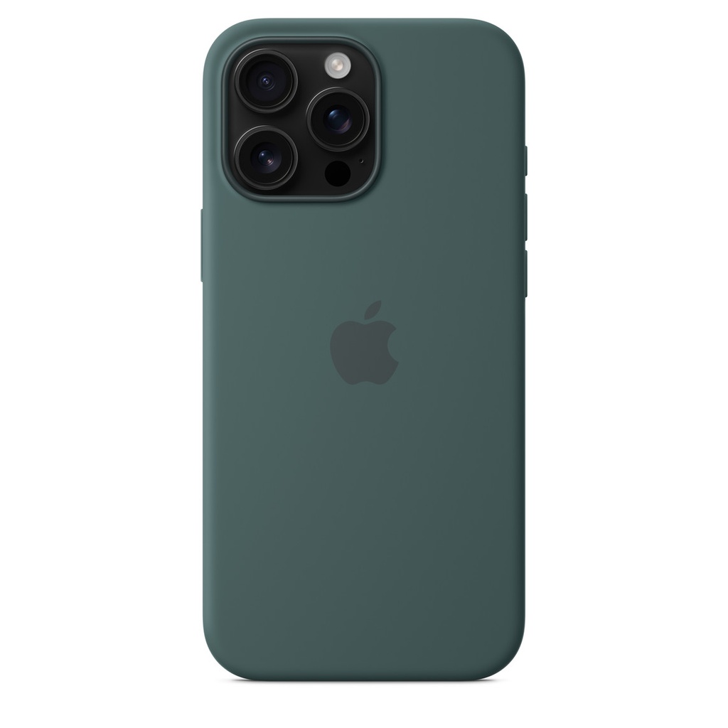 Funda de silicona con MagSafe iPhone 16 Pro Max - Verde lago