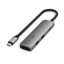 Hub Satechi USB-C 4 puertos - Gris espacial