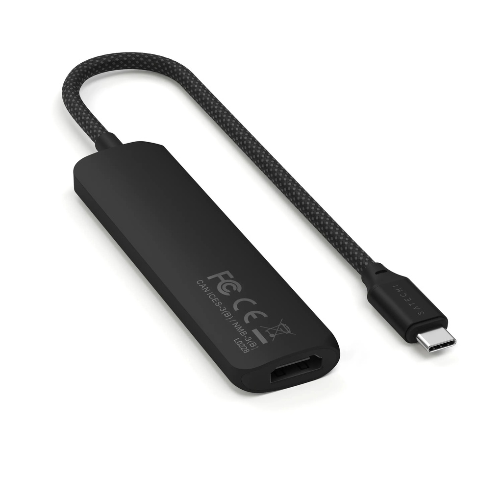 Hub Satechi USB-C 4 puertos - Negro