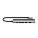 Hub Satechi USB-C 6 puertos - Gris Espacial