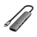 Hub Satechi USB-C 6 puertos - Gris Espacial