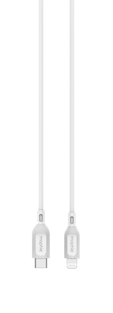 Cable mophie essential USB C a Lightning 2M - Blanco