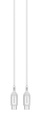 Cable mophie USB-C a USB-C Essential 2 mts - Blanco