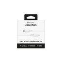 Cable mophie USB-C a USB-C Essential 2 mts - Blanco