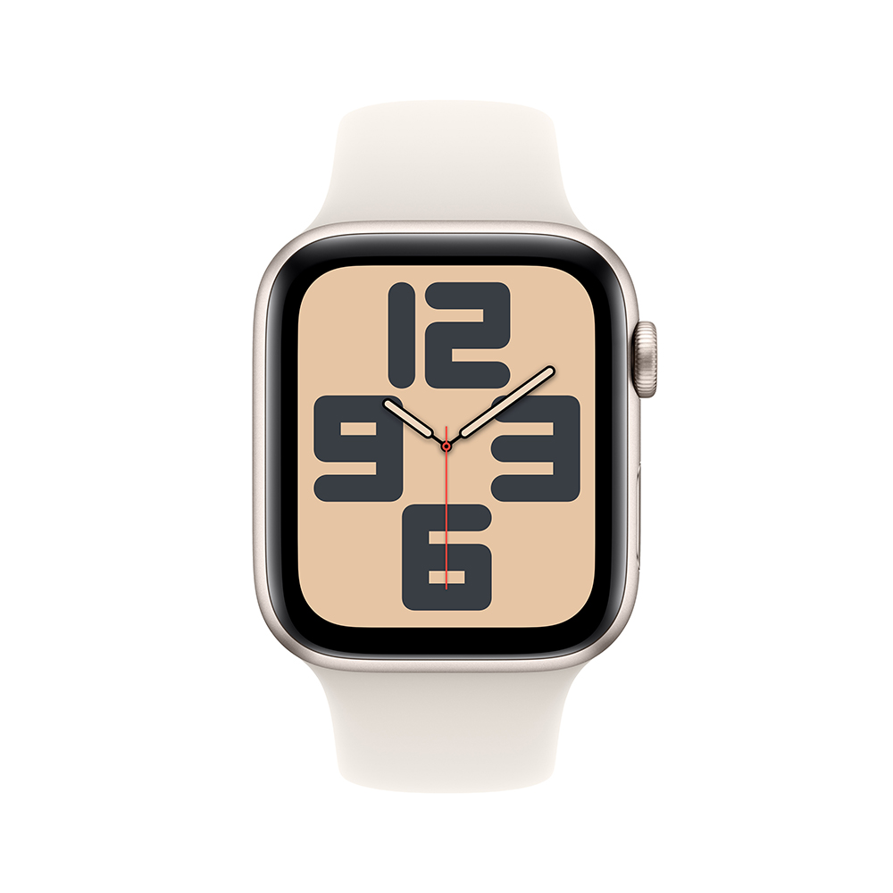 Apple Watch SE GPS 44 mm - Blanco Estelar / correa S/M