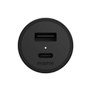 Cargador mophie USB-C/USB-A para Autos