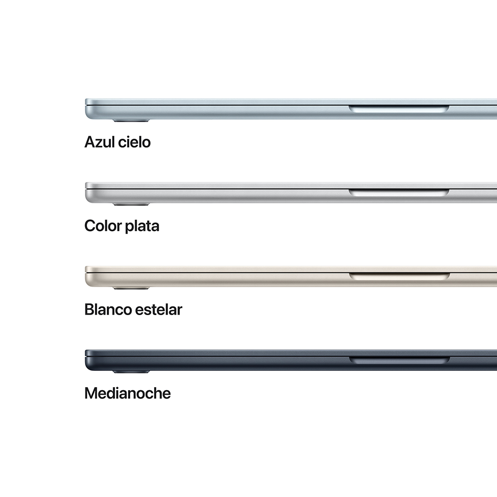 MacBook Air 15 M4 10CPU 10GPU 16GB 256GB - Medianoche