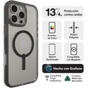 Funda ZAGG iPhone 16 Pro Max Santa Cruz Snap - Negro