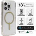 Funda Zagg iPhone 16 Pro Max Milan Snap - Oro Glitter