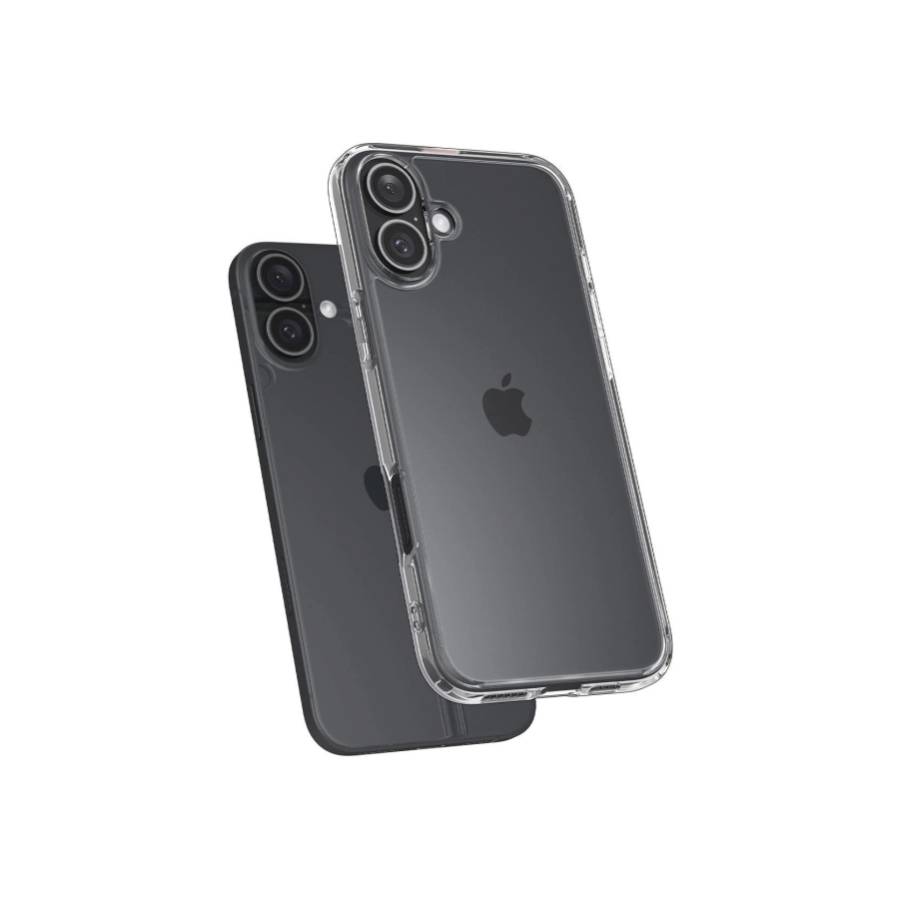 Funda Spigen iPhone 16 Plus Crystal Hybrid - Transparente