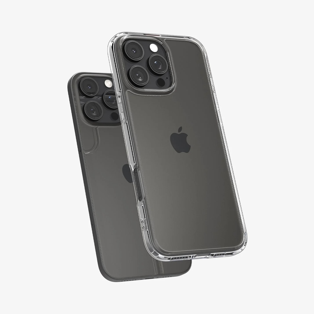 Funda Spigen iPhone 16 Pro Max Crystal Hybrid - Transparente