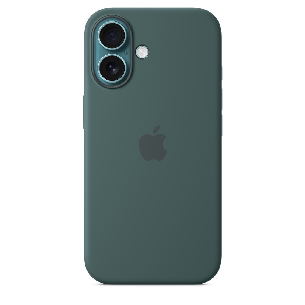 Funda Apple iPhone 16 Silicona Magsafe - Verde Lago