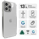 Funda Zagg iPhone 15 Pro Crystal Palace - Transparente