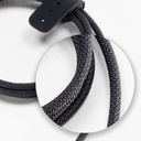 Cable mophie USB-A a Lightning 1 mts - Negro