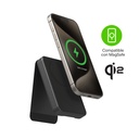 Bateria inalambrica mophie c/soporte carga rápida 5k - Negro