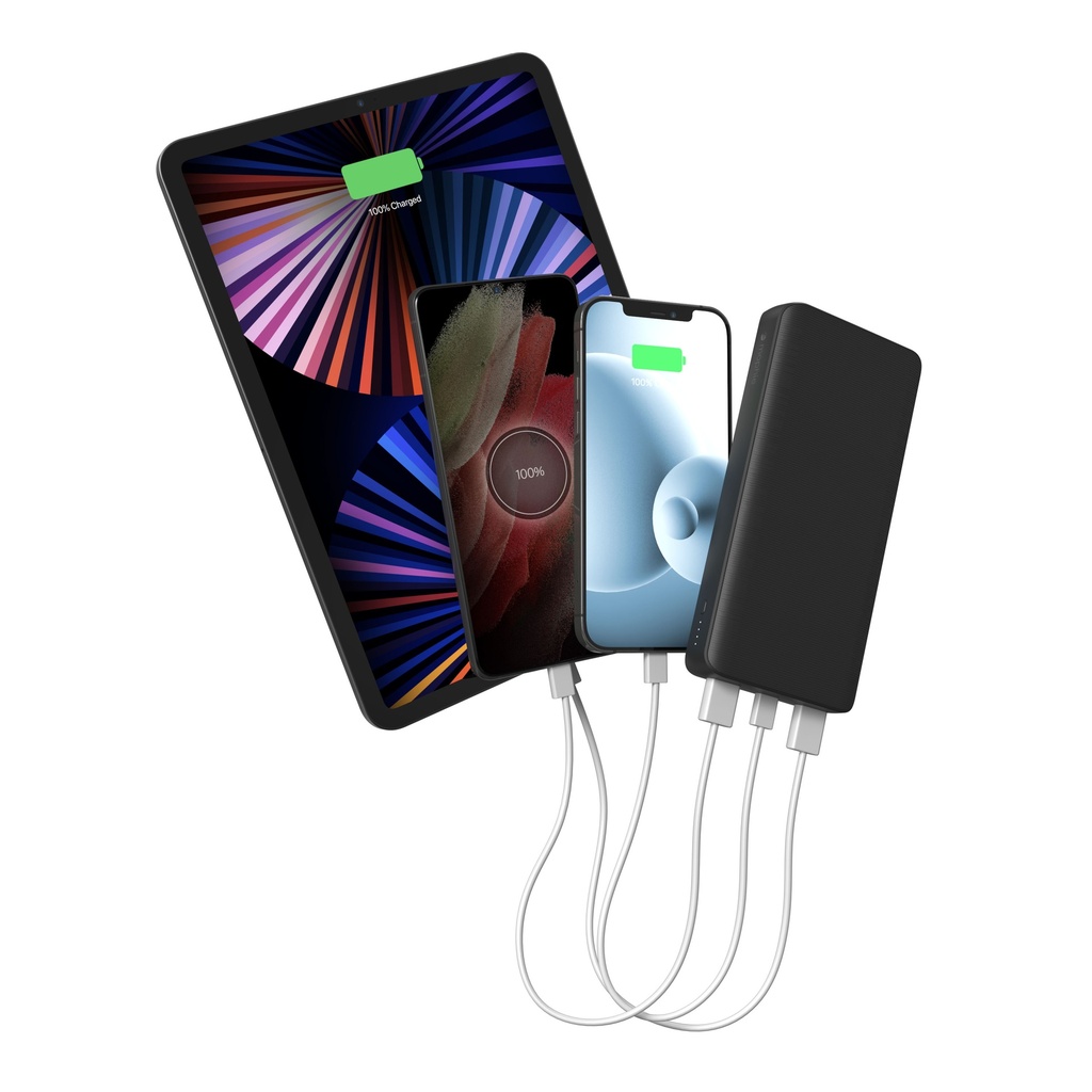 Batería universal mophie 20K puertos USB-C/USB-A - Negro