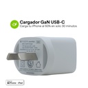Cargador de pared mophie 30W - Blanco