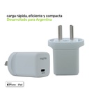 Cargador de pared mophie 30W - Blanco