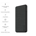 Bateria Mophie Powerstation Plus  6000 Lightning Gen 4 - Negro