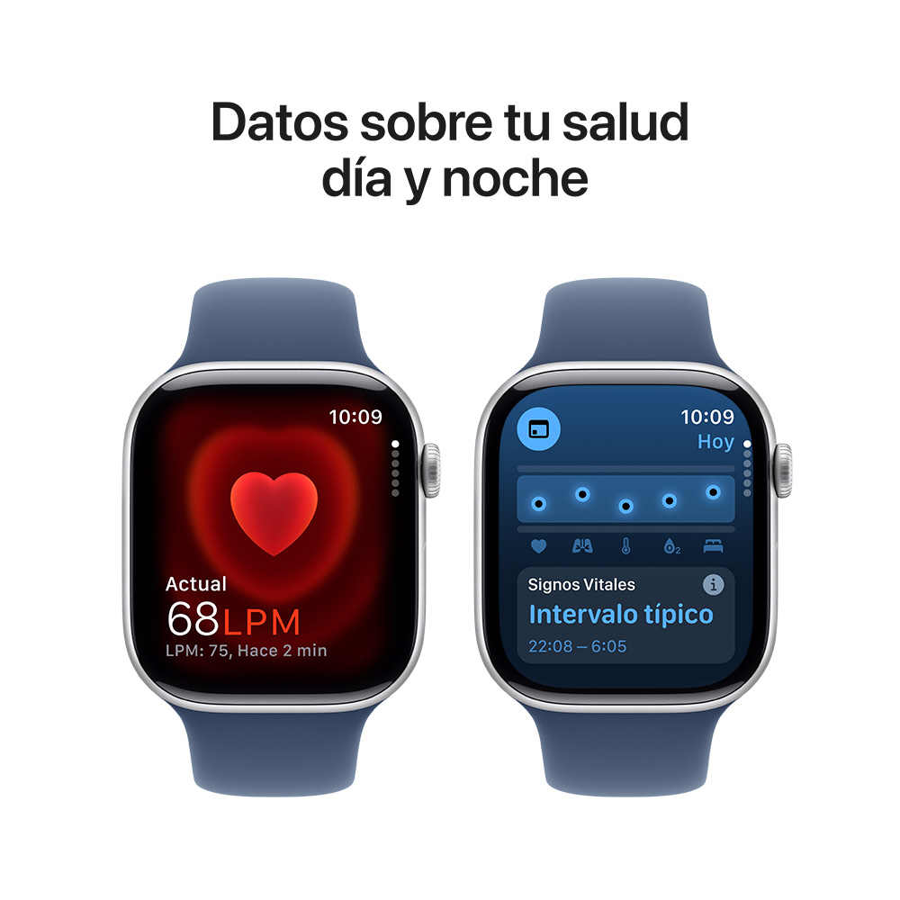 Apple Watch Series 10 GPS 46 mm Plata / Correa M/L