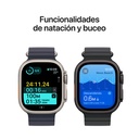 Apple Watch Ultra 2 GPS+Cellular 49mm Titanio Negro Trail Loop Negra - M/L