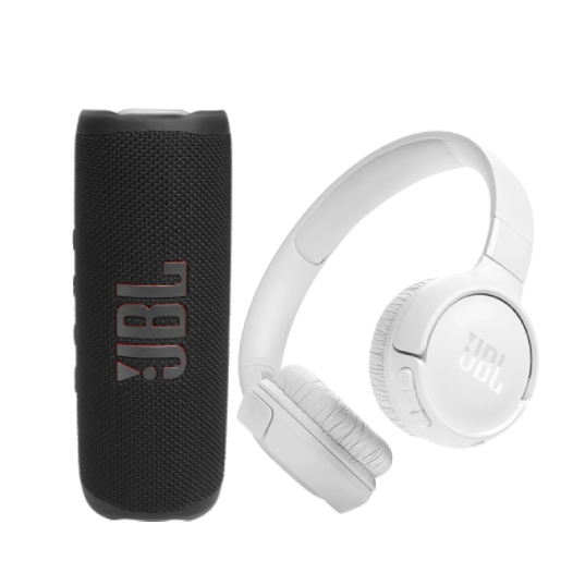 Combo Auriculares JBL Tune 520 + Parlante JBL Flip 6