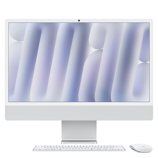 [MCR24LE/A] iMac 24 Retina 4.5K M4 10 CPU 10 GPU 24GB 512GB SSD - Plata