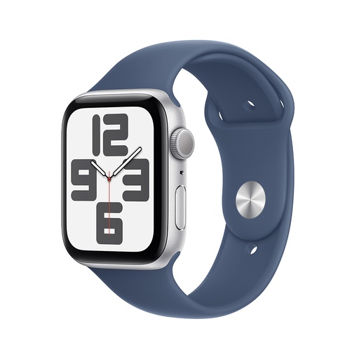 [MXER3BE/A] Apple Watch SE GPS 44mm - Plata/Correa Azul Tempestad M/L