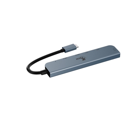 [AB005XTK18] Hub Xteh USB-C 5 puertos XTC- 571-Plata