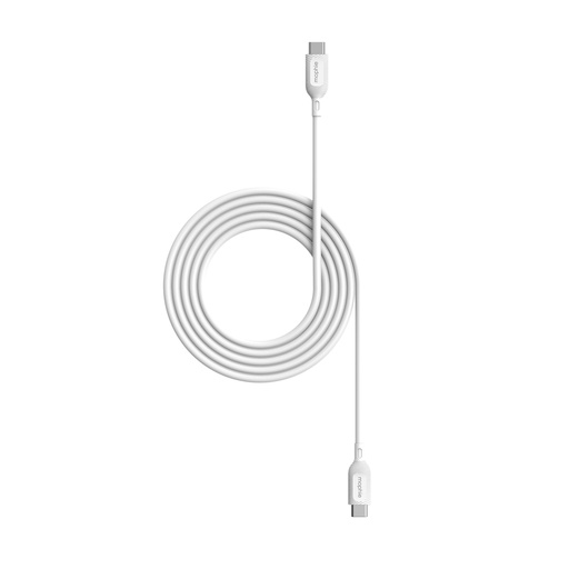 [409912185] Cable mophie USB-C a USB-C Essential 2 mts - Blanco