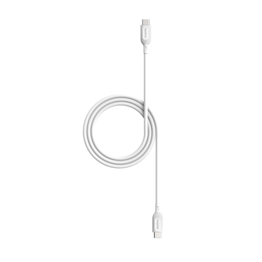[409912184] Cable mophie essential USB C a USB C 1M - Blanco